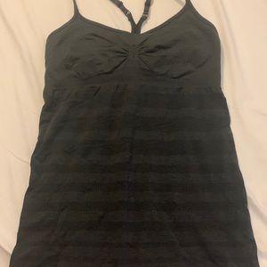Lululemon ebb and flow tank, Size 10 with built in shelf bra